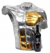 ALUMINUM & BRASS MALE TORSO SC