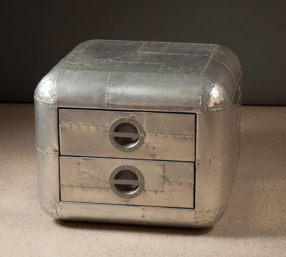 ALUMINUM CLAD TWO-DRAWER
