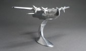 ALUMINUM MODEL AIRPLANE WITH D
