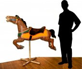 ALUMINUM PAINTED CAROUSEL HORS