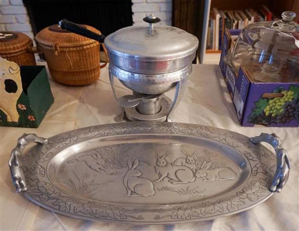 ALUMINUM TWO HANDLE TRAY, CHAFING