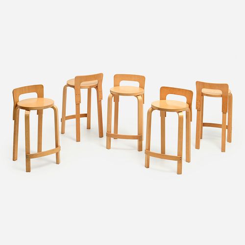 ALVAR AALTO FOR ARTEK SET OF FIVE