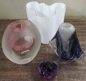 ALVAR AALTO FREEFORM GLASS VAS