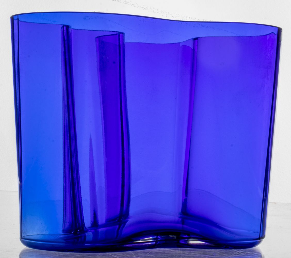 ALVAR AALTO MODERN BLUE GLASS