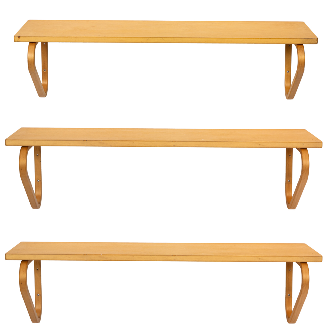 ALVAR AALTO, SHELVES, SET OF