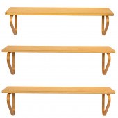 ALVAR AALTO, SHELVES, SET OF T