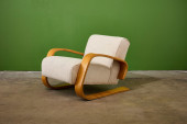 ALVAR AALTO, 'TANK' CHAIR<br>A