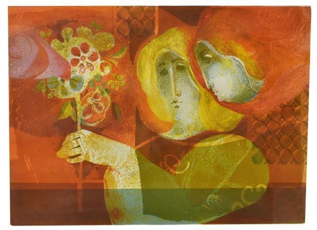 ALVAR SUNOL (B.1935) LITHOGRAPH
