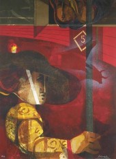 ALVAR SUNOL, MATADOR, LITHOGRA