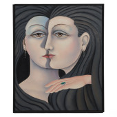 ALVARO GUILLOT B.1941 TWO SIST