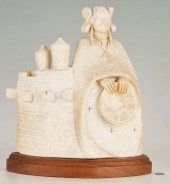 ALVIN MARSHALL SCULPTURE, HOPI