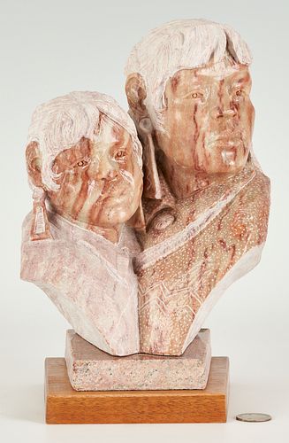 ALVIN MARSHALL SCULPTURE, TWO