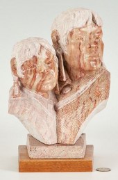 ALVIN MARSHALL SCULPTURE, TWO