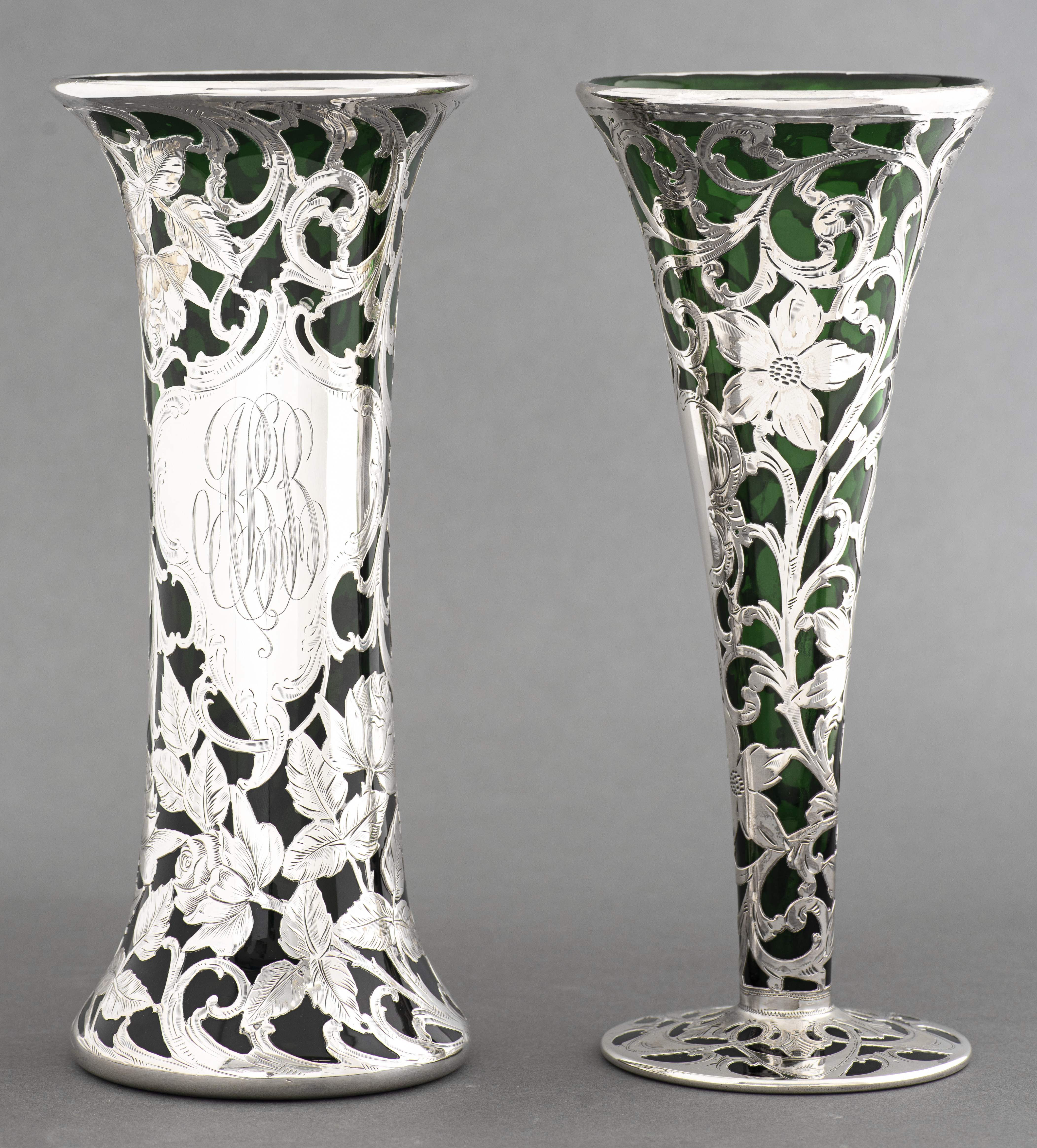 ALVIN MFG ART NOUVEAU SILVER