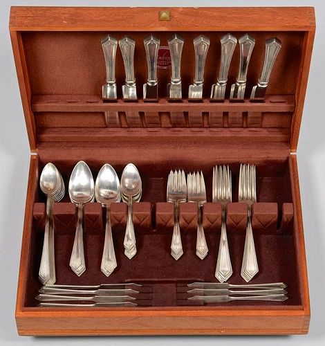 ALVIN STERLING FLATWARE, 48