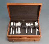ALVIN STERLING FLATWARE SET, A