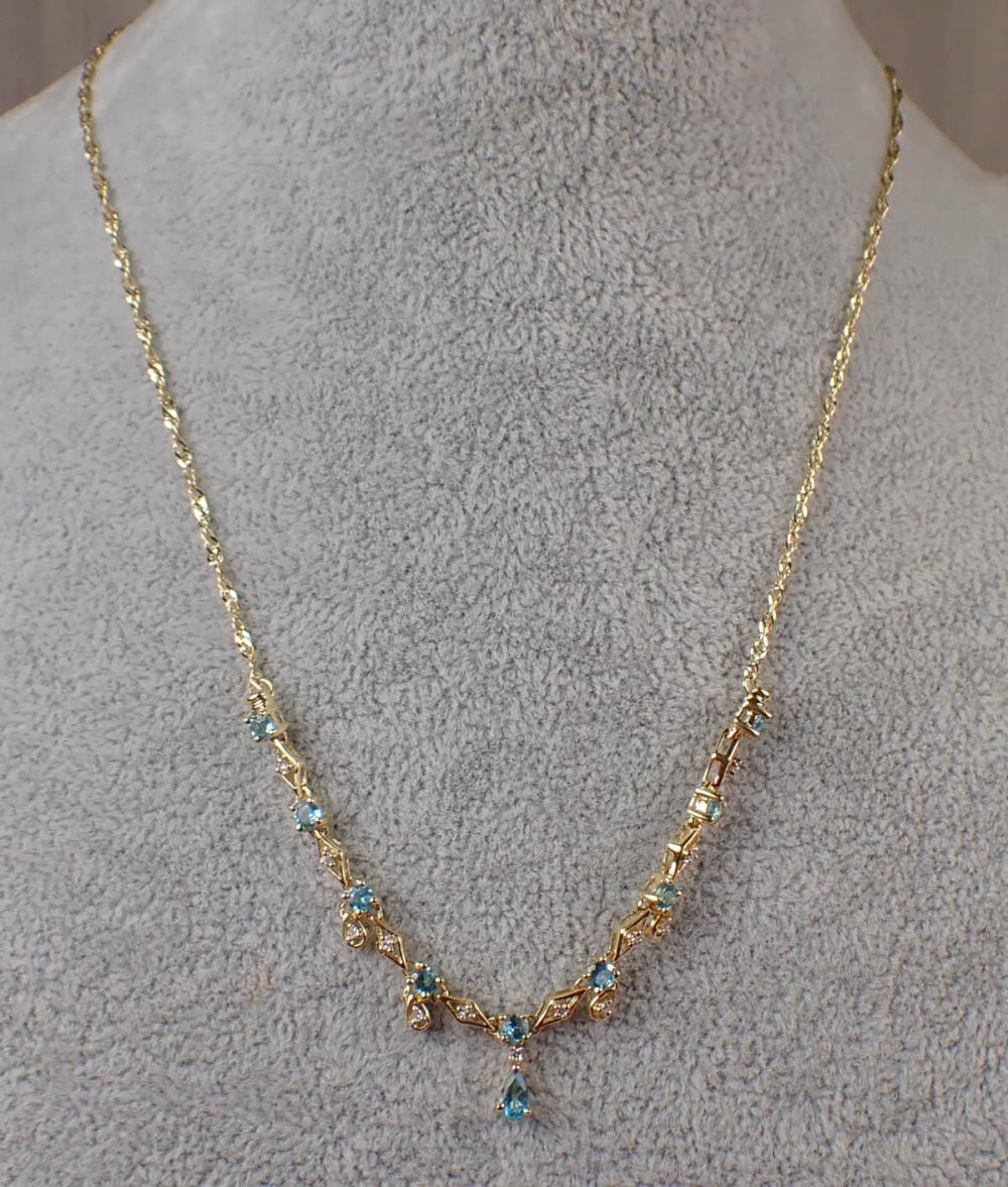 ALWAND VAHAN SIGNED TOPAZ AND