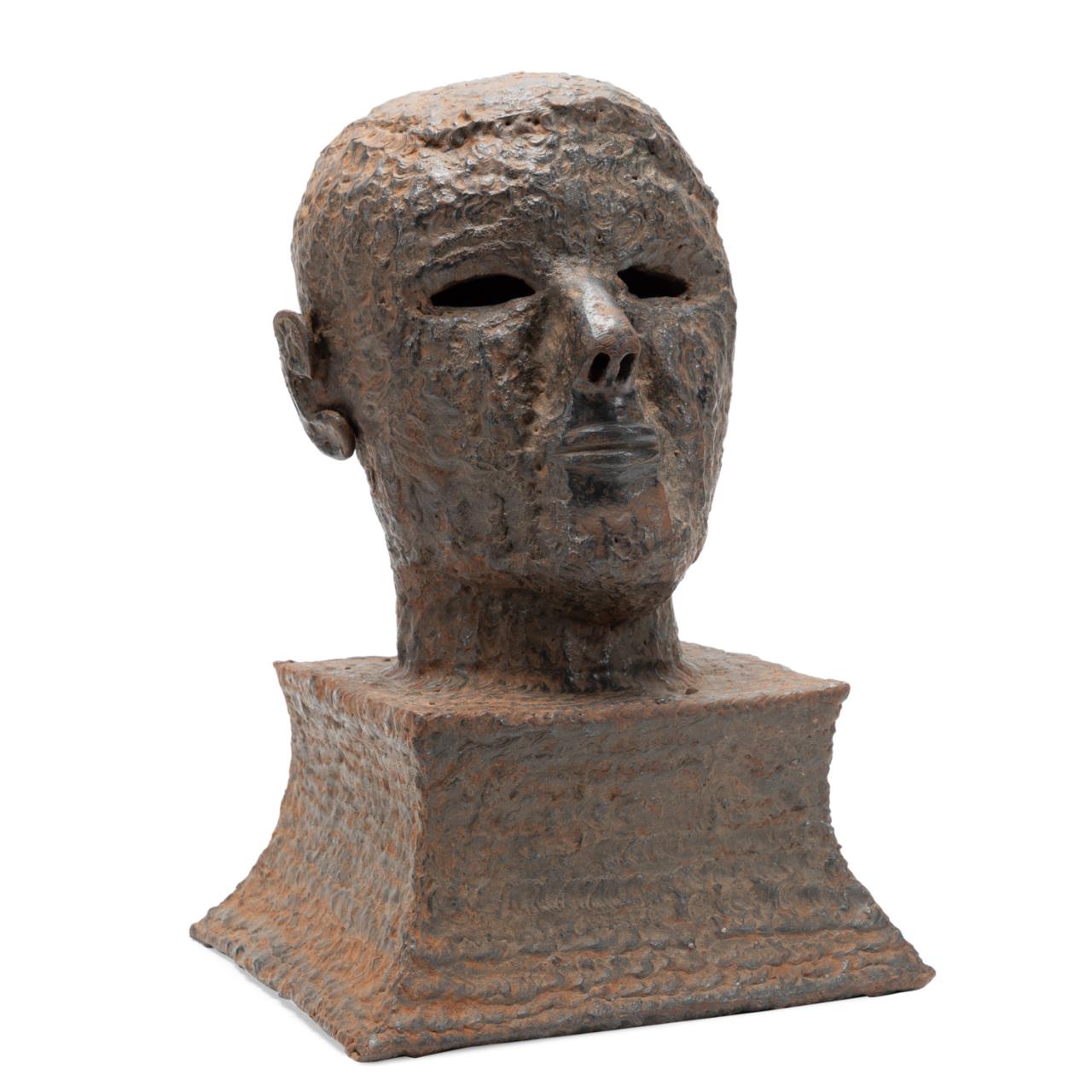 AM. SCHOOL HEAD WITH HOLLOW EYES