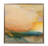 AM. SCHOOL "SUN & CLOUDS", OIL