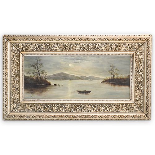 A.M. SIMPSON LANDSCAPE OIL ON