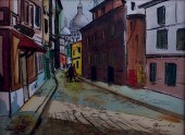 AMADIO STREETSCAPE WATERCOLORS