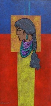 AMADO PENA (B.1943) NATIVE AME