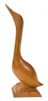 AMANDA CROWE CARVED BIRD FIGUR