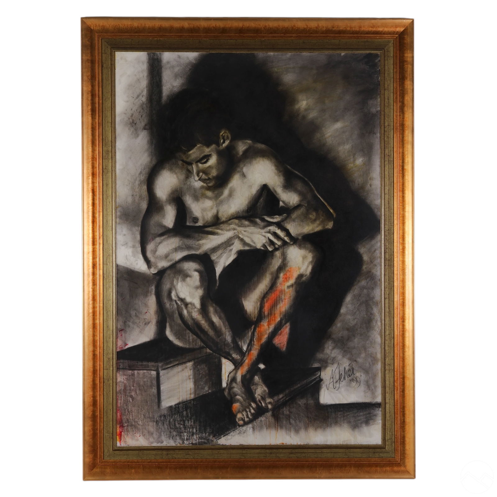 AMANDA FEHER FIGURAL NUDE MALE