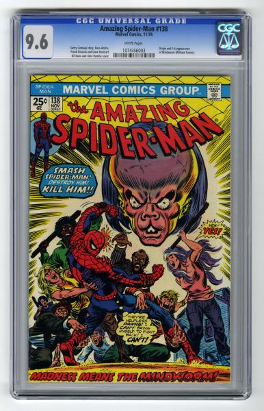 Amazing Spider-Man #138 CGC 9.6.