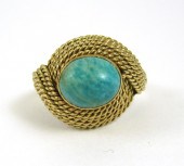 AMAZONITE AND FOURTEEN KARAT G