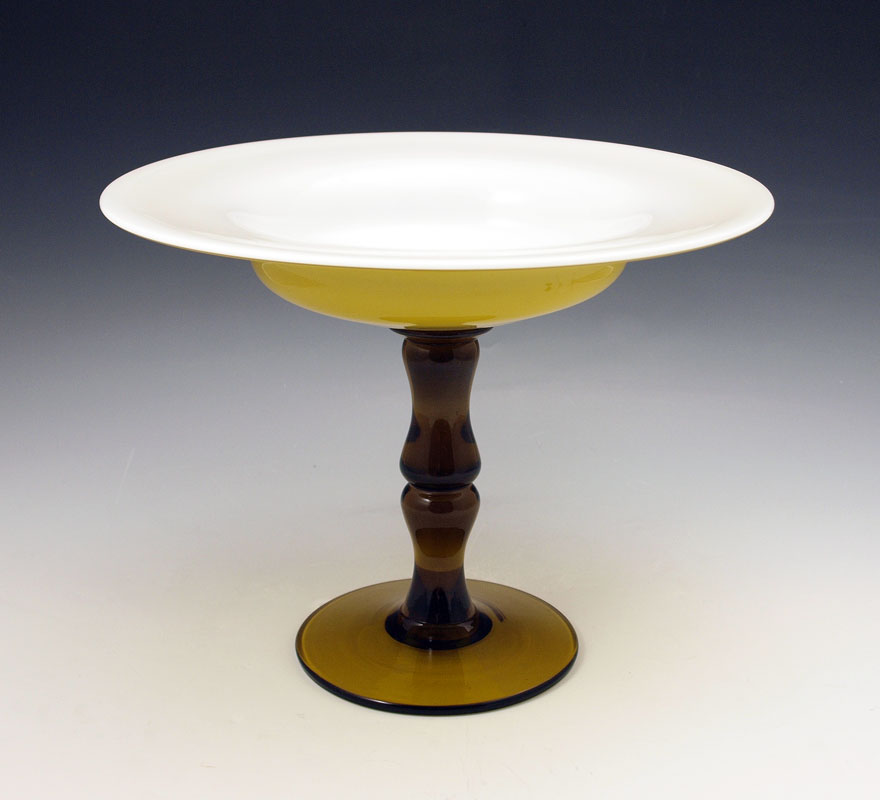 AMBER AND ALABASTER GLASS