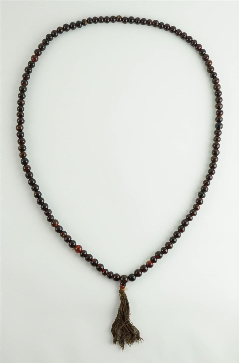 AMBER BEAD NECKLACEAMBER BEAD