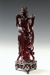 AMBER FIGURINE - Reconstituted