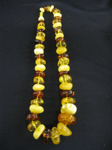 Amber Necklace 51 alternating