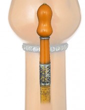 AMBER PARADE CANE-Ca. 1850 & C