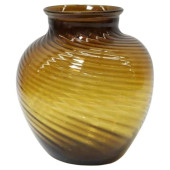 AMBER VASE, ZANESVILLE OHIO, 1