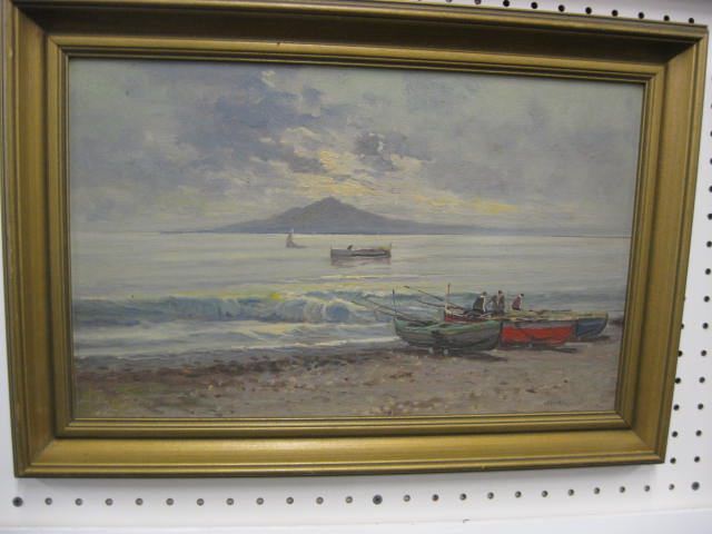 Ambrogio Colombo Oil fisherman on