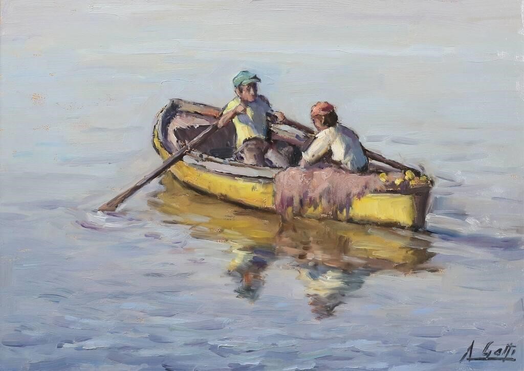 AMBROSIO GATTI OIL ON MASONITE