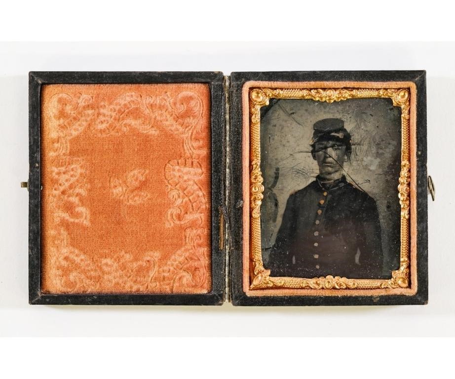 Ambrotype of a Civil War Union