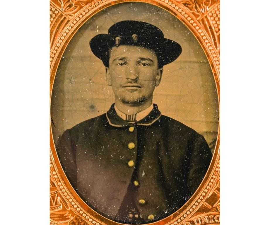 Ambrotype of a Civil War soldier