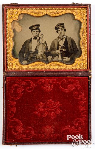 AMBROTYPE OF MUSICIANSAmbrotype