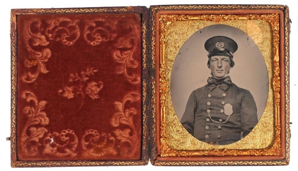 AMBROTYPE PHOTOGRAPH, POLICE