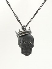 AMEDEO BLACK LAVA SKULL CAMEO