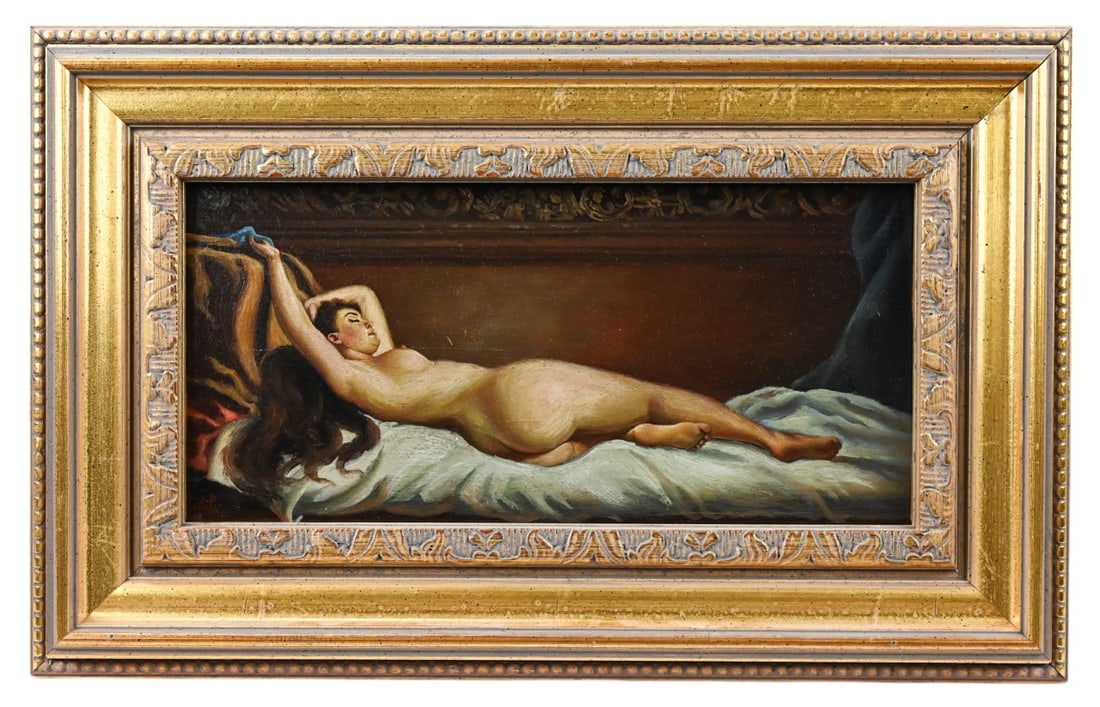 AMEDEO GIUNTI SIGNED OIL PAINTING