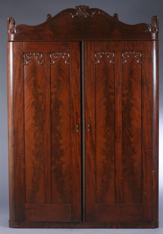 AMERCIAN FLAME MAHOGANY TWO-DOOR