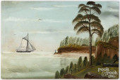 AMERICA PRIMITIVE OIL ON CANVA