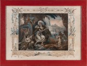 “AMERICA” PRINT 19TH CENTURY C