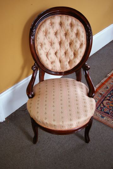 America Rococo Revival Mahogany