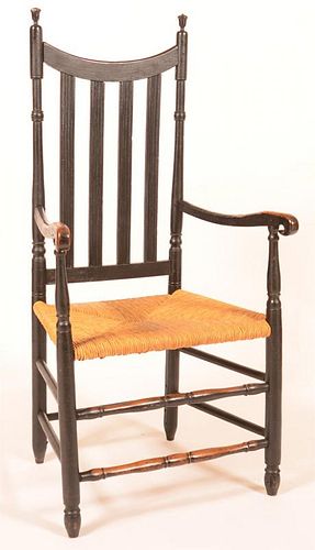 AMERICAN 18TH CENTURY BANISTER BACK