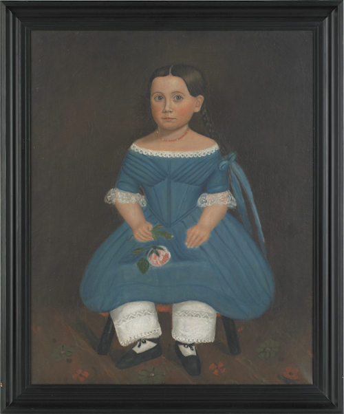 American 19th c. oil on canvas